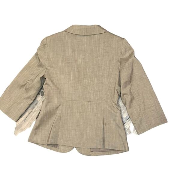 The Limited Blazer Womens Small Tan Business Casual Career Preppy Neutral New - Picture 3 of 6
